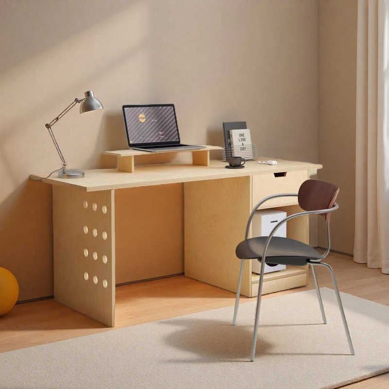 Bureau moderne et minimaliste, H 29,53 po x l 47,24 po x P 25,59 po