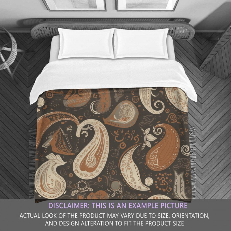 Paisley Bedding, King Comforter