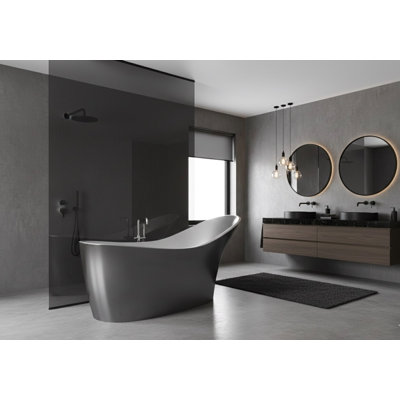 67.3 in. L Freestanding Soaking Tub