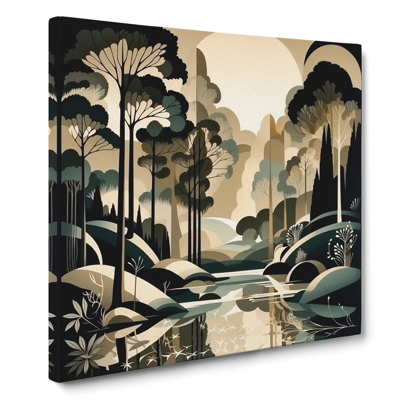 Modern Wall Art - Wrapped Canvas, 35cm H x 35cm W x 3cm D