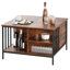Table basse à plateau relevable avec rangement Farmhouse