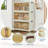 144QT-630QT Stackable Storage Bins with Magnetic Doors & Wheels, Foldable Plastic Storage Drawers-2048029346