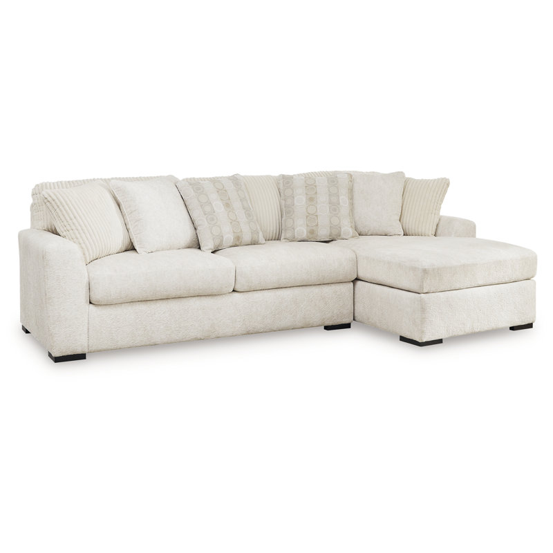 Canapé modulaire 2 pièces avec méridienne Chessington, Orienté à droite