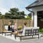 Outsunny 4 Piece L Shaped Garden Furniture Set 4 Seater Corner Sofa-564803745
