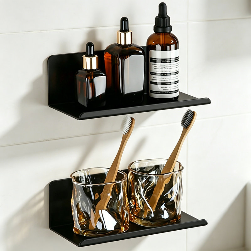 Aluminum Bathroom Shelves