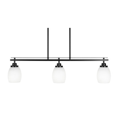 Luminaire pour îlot de cuisine 3 lumières Merha