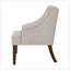 Fauteuil d'appoint moderne rembourré avec pieds en bois-131256105