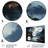 Geography Wall Decor on Metal