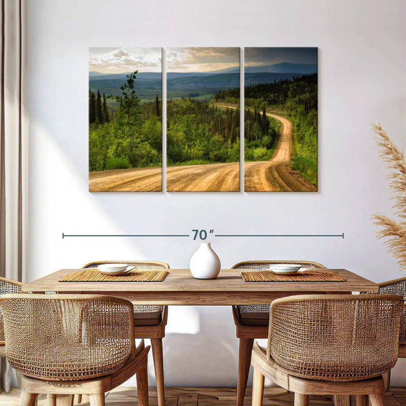 Rorry Dalton Highway Trail, 36" H x 57" W