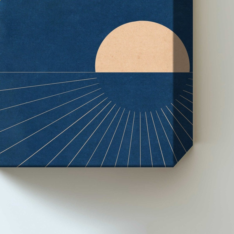Mod Sunset par Emily Navas - Impression sur toile, 24" x 36", Wrapped Canvas, Does Not Apply