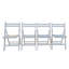 Chaise de patio pliante en peuplier