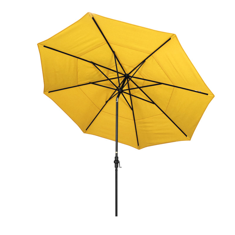 Parasol de marché Broadmeade octogonal Sunbrella, Performance citron