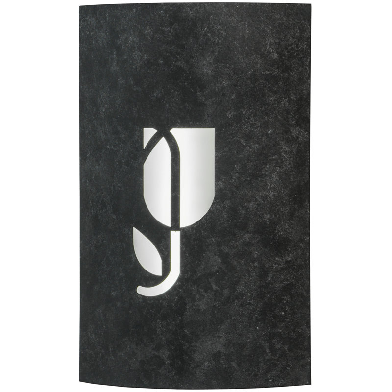 Country Inn 1 - Light LED Wallchiere, Black
