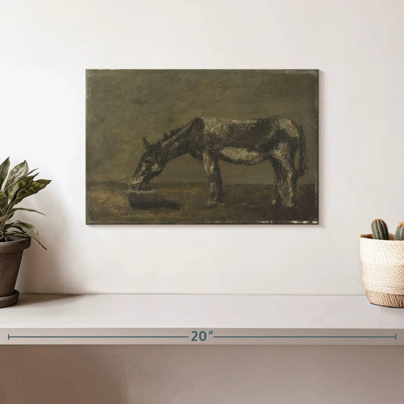 The Donkey 1862-63, 8" H x 12" W