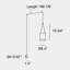 Luminaire suspendu grenier à abat-jour cylindrique-87409094