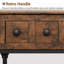 Table console 53 po, table d'entrée avec 3 tiroirs, table basse à 3 niveaux-1018625921