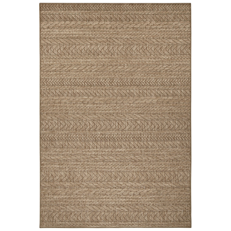 Forest Granado Flatweave Brown Rug, Rectangular 120 x 170cm