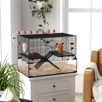 31" Extra Large Hamster Cage With Tube Tunnel
