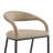 Gassville Modern Counter or Bar Height Barstool with Arms and Open Low Back in Iron Frame and Faux Leather-1731170392-1731170393