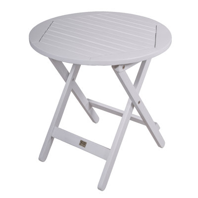 Round Folding Outdoor Side Table , 50cm cm W 50cm cm D