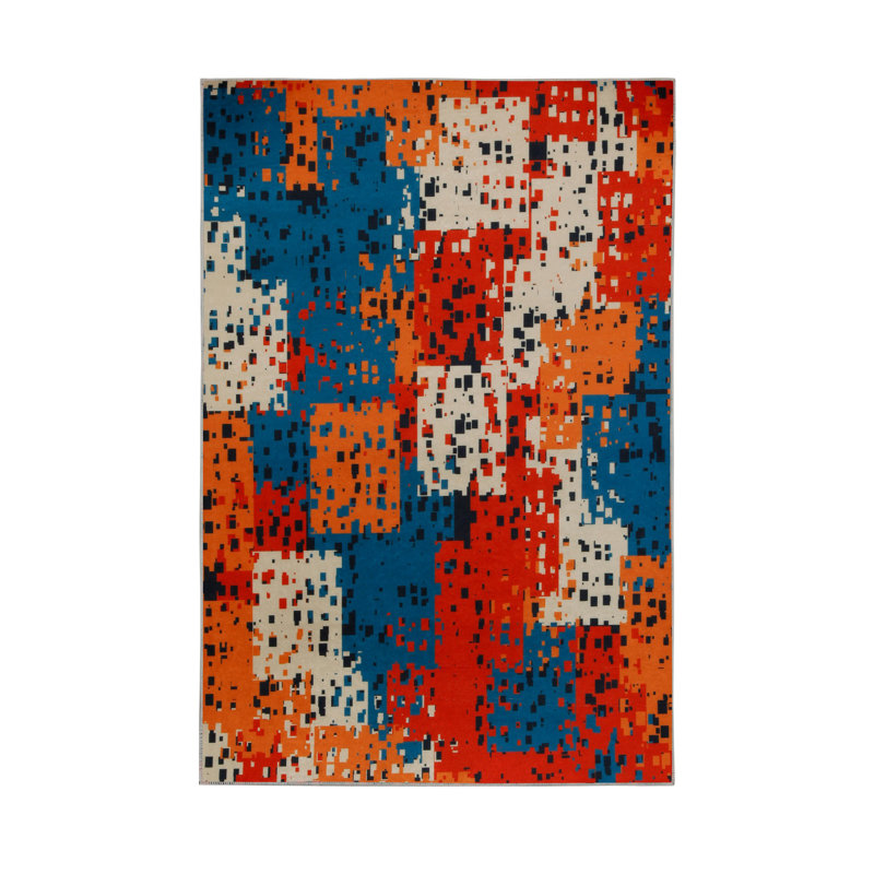 Premium Hall Carpet, 3D Digital Printed, 39.4 x 59.1 Inches | 100% Polyester, Antibacterial, Non-Slip Underside | Pile Height: 0.04 Inches, Machine Washable, Ideal for Living Room & Entryway Decor