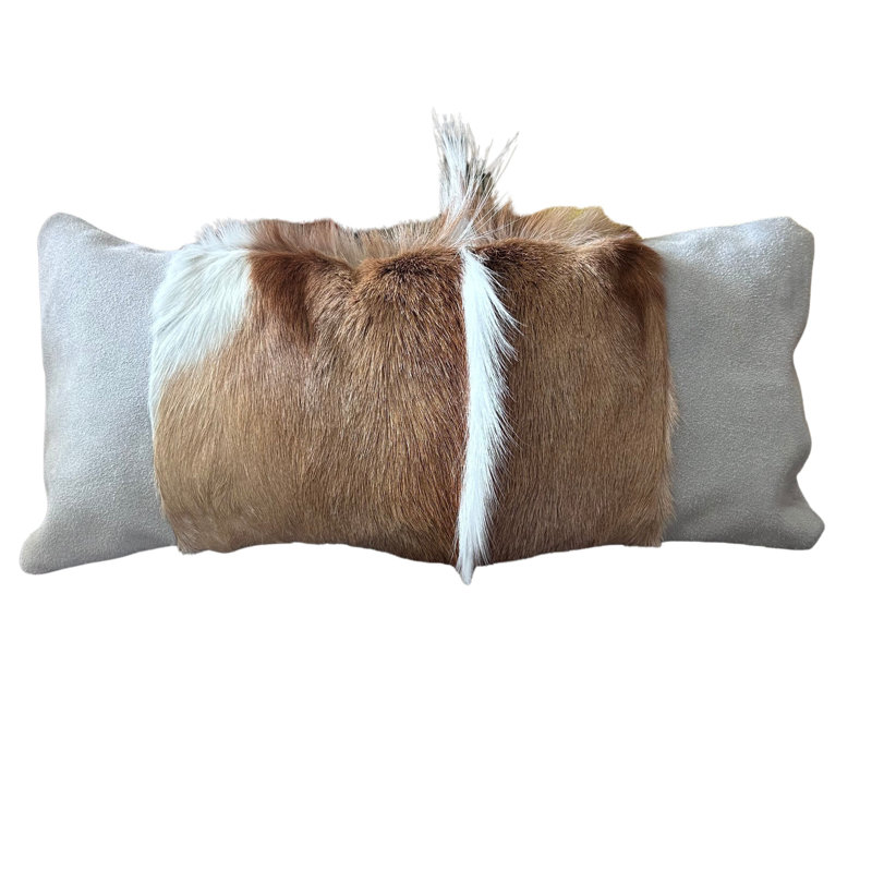 21X9" Springbok Grey Suede Pillowcase