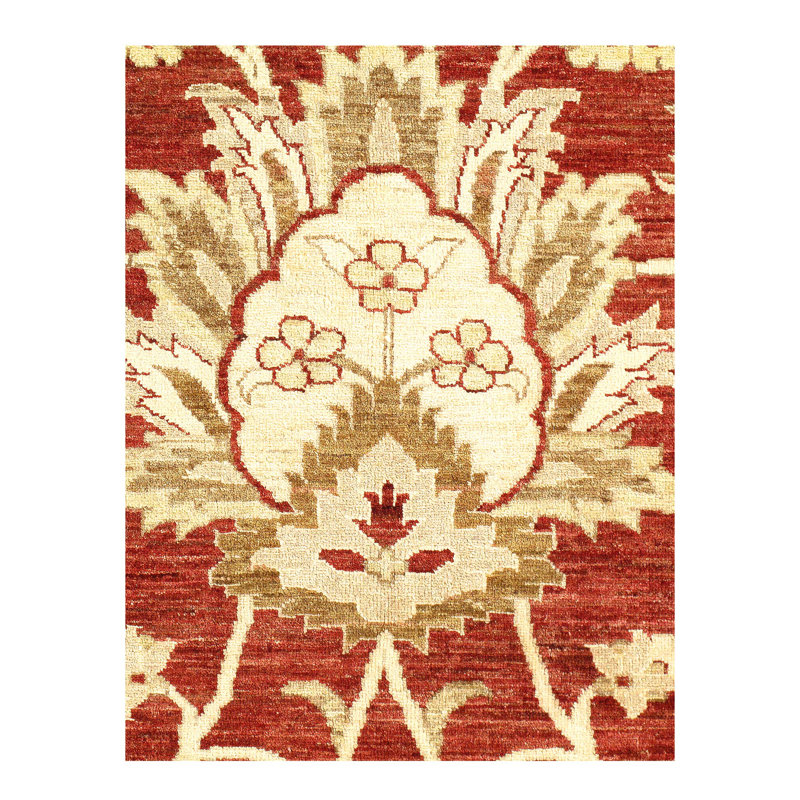One-of-a-Kind 15'11'' X 12'11'' 2010s Wool Area Rug in Rust/Beige