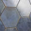 Kalay 9" Hexagon Polished Porcelain Tile-189182015