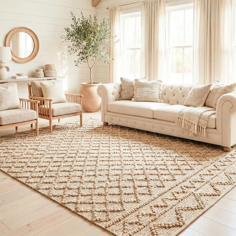 Tapis en jute Nira Chunky, 8 x 10