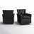 Arhianna Leather Swivel Armchair-1083112794