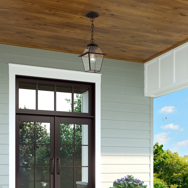 Boto Outdoor Hanging Lantern, Bronze