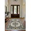 Tapis marocain beige en coton et polyester à imprimé numérique Stella Collection-1312021375