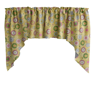 Cotton Blend Swag Window Valance