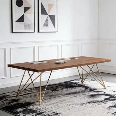 Solid Ash Wood Dining Table
