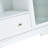 White 51" Sideboard Cabinet With 2 Glass Doors And Open Shelves, Stylish Storage For Bedroom Multi-Functional Drawers, Adjustable Ideal Kitchen Study
