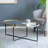 40.7'' Glass Top Console Table