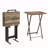 TV Trays For Eating Set Of 4 With Stand,Folding TV/Snack Tray Table Set,Folding TV Dinner Tables For Small Space