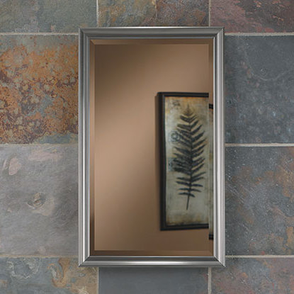 Studio V Frame, 25" H x 15" W x 4" D, Satin Nickel