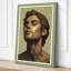 Contemplative Gaze Minimalist - Wrapped Canvas-295287354-295287348