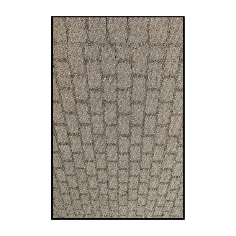 Tapis brun tissé à la machine, Tapis de couloir 2 pi x 5 pi