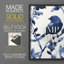 FLORAL Series DLXVI - reproduction encadrée de qualité supérieure - prête à être accrochée - aucun clou requis-765965597-765965586
