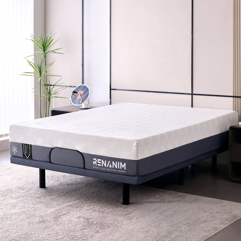 Renanim Full Hybrid Foam Mattress - 10 Inch – Breathable Comfort, Motion Isolation Mattress in a Box, Full / Double, 10
