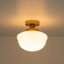 Plafonnier semi-encastré 1 lumière Mid-Century