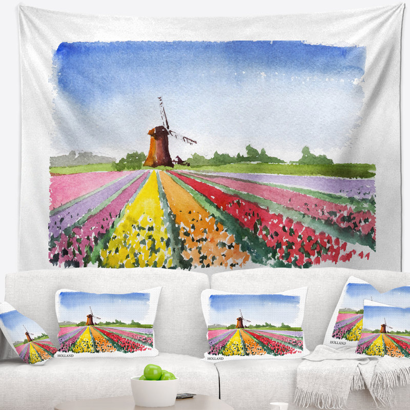 Polyester Tapestry, 32" H x 39" W