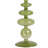 11" H Sculptural Glass Candle Holder-1761298750
