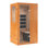 Sauna Infrared Home, sauna intérieur en bois de pruche du Canada avec panneau de contrôle ACL, haut-parleurs Bluetooth