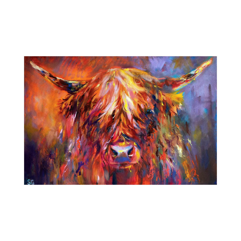 Islay 1 Piece Painting on Canvas, 20.32 cm H x 30.48 cm W, Wrapped Canvas