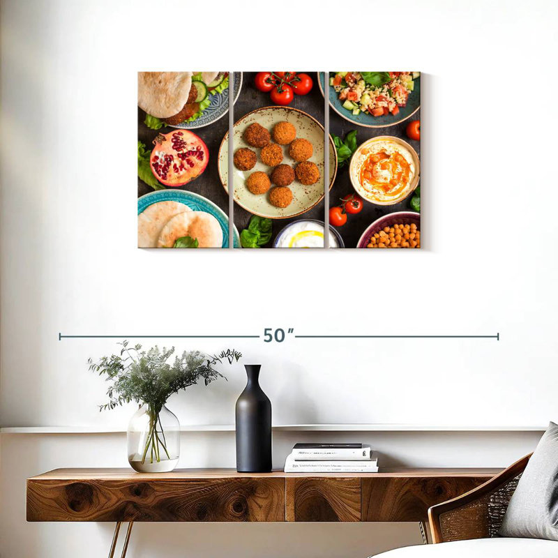 Middle Eastern Foods, 20" H x 33" W