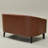 Boney Tufted Faux Leather Upholstered Small Loveseat-2000466197