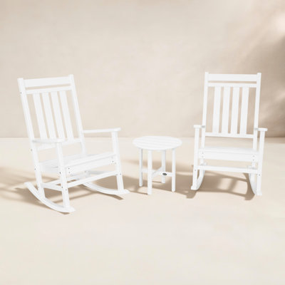 POLYWOOD® Rocker 2-Person Patio Seating Group